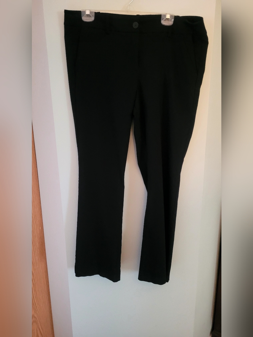 Lane Bryant Black Strech Dress Pants